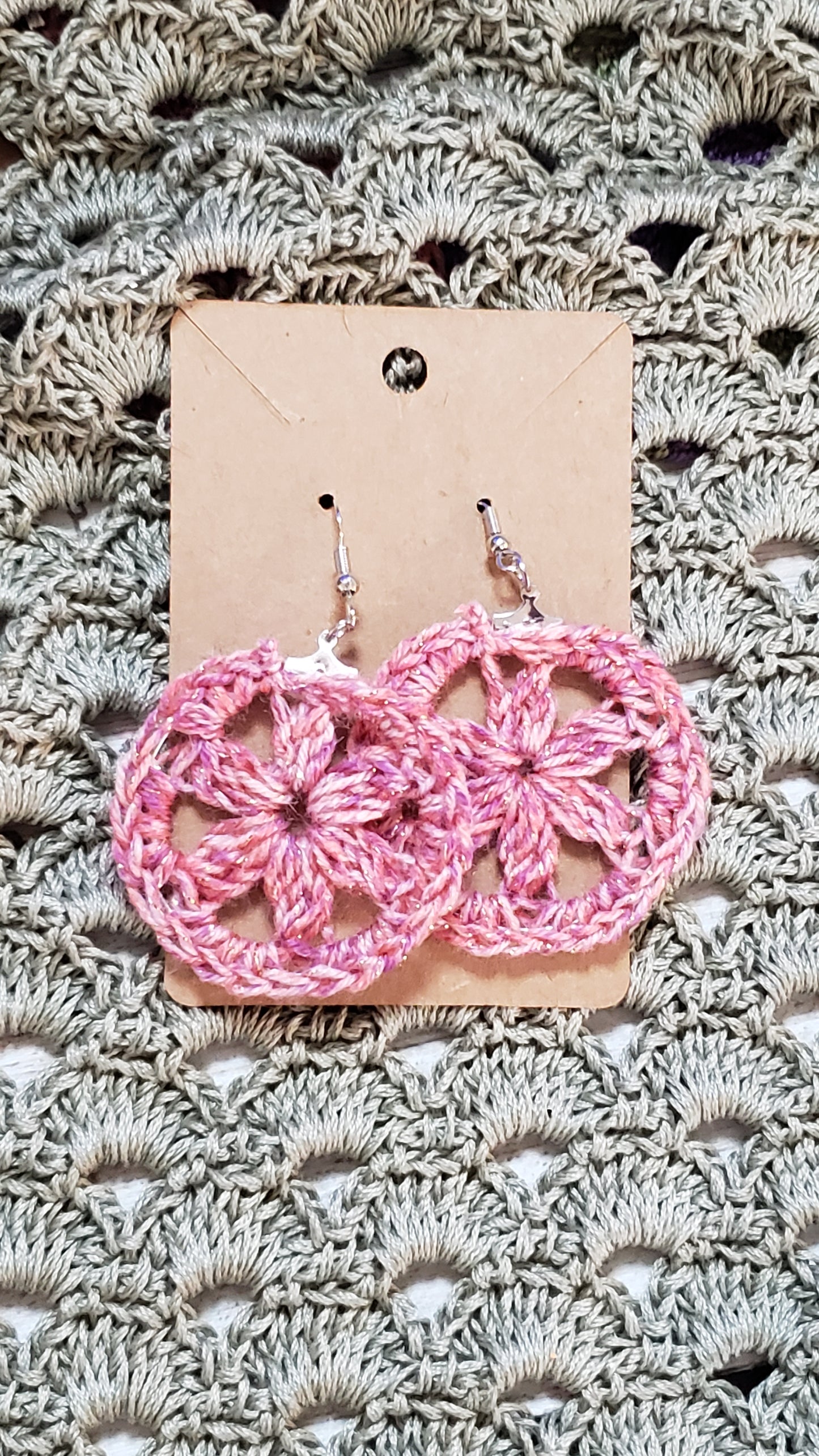 Crochet dangles (moonflower)