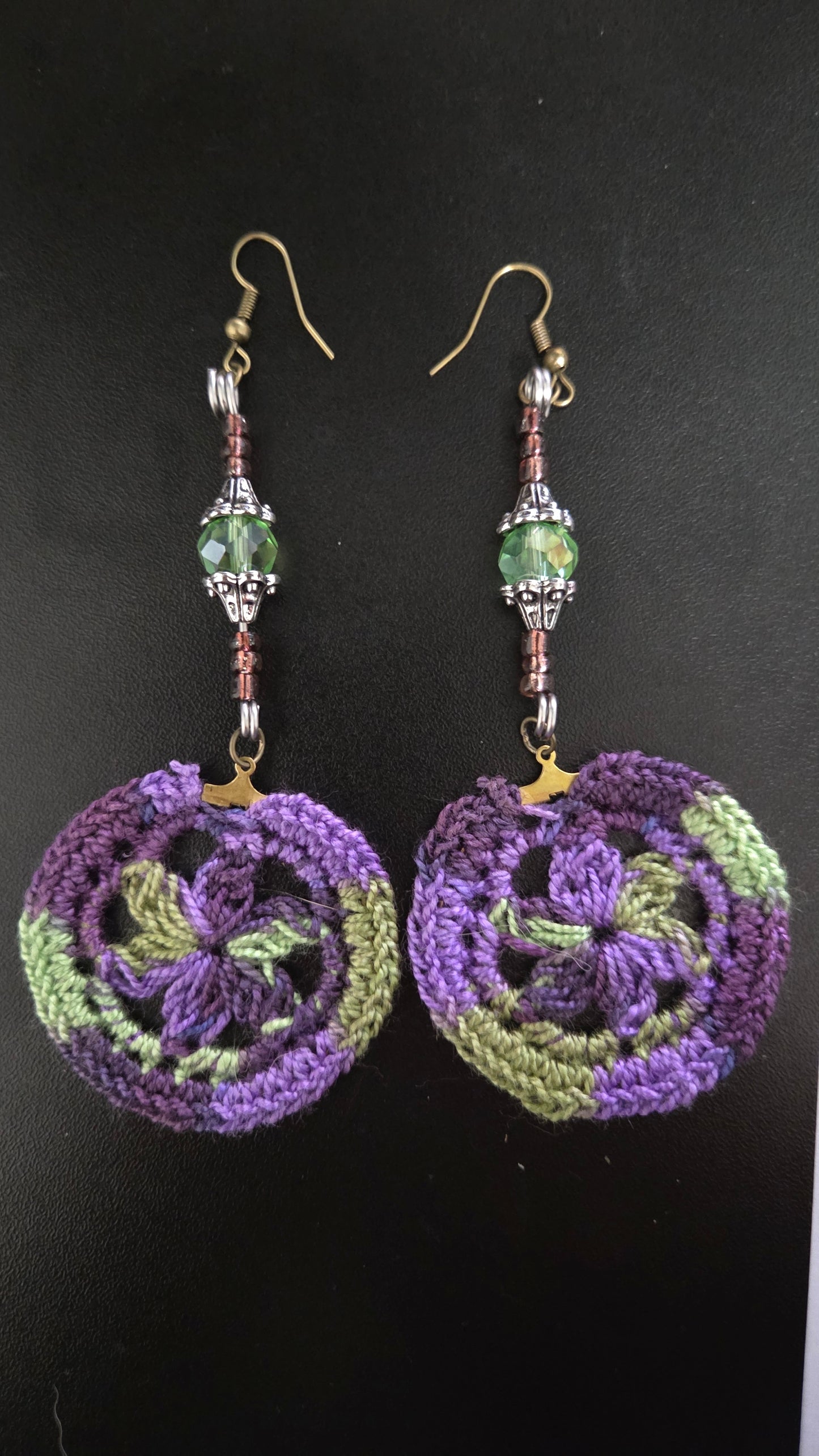 Dangle flower earrings