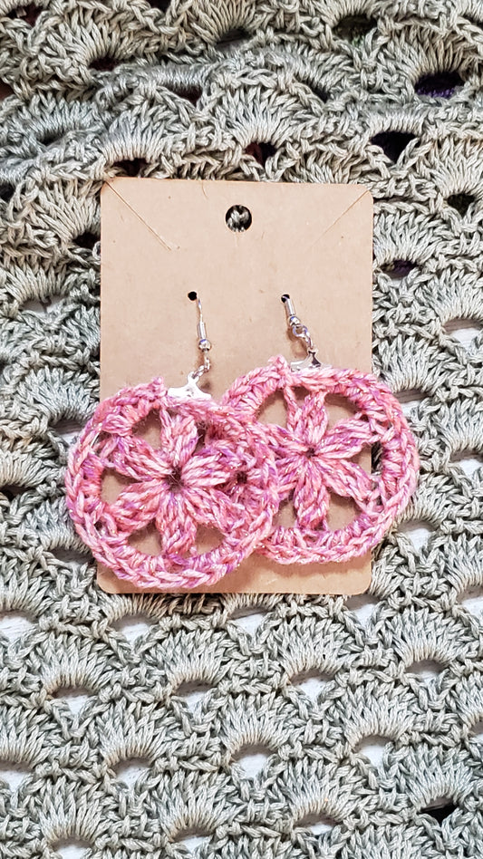Crochet dangles (moonflower)