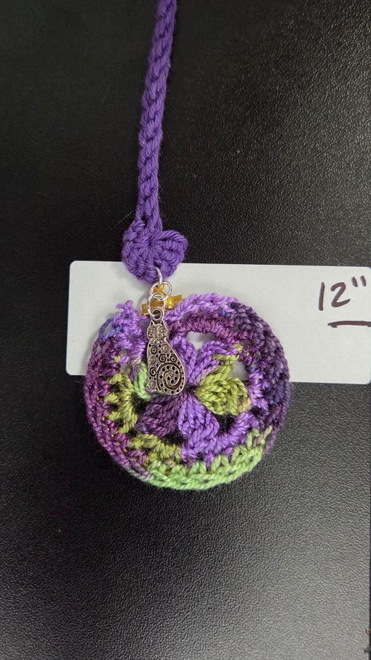 Garden flower cat charm